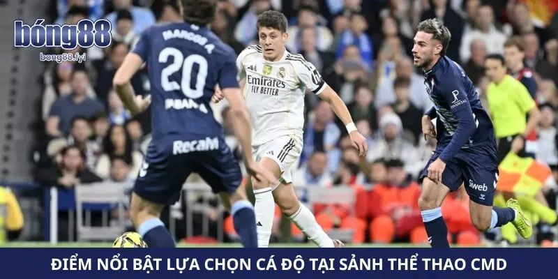 Điểm nổi bật lựa chọn cá độ tại sảnh thể thao CMD